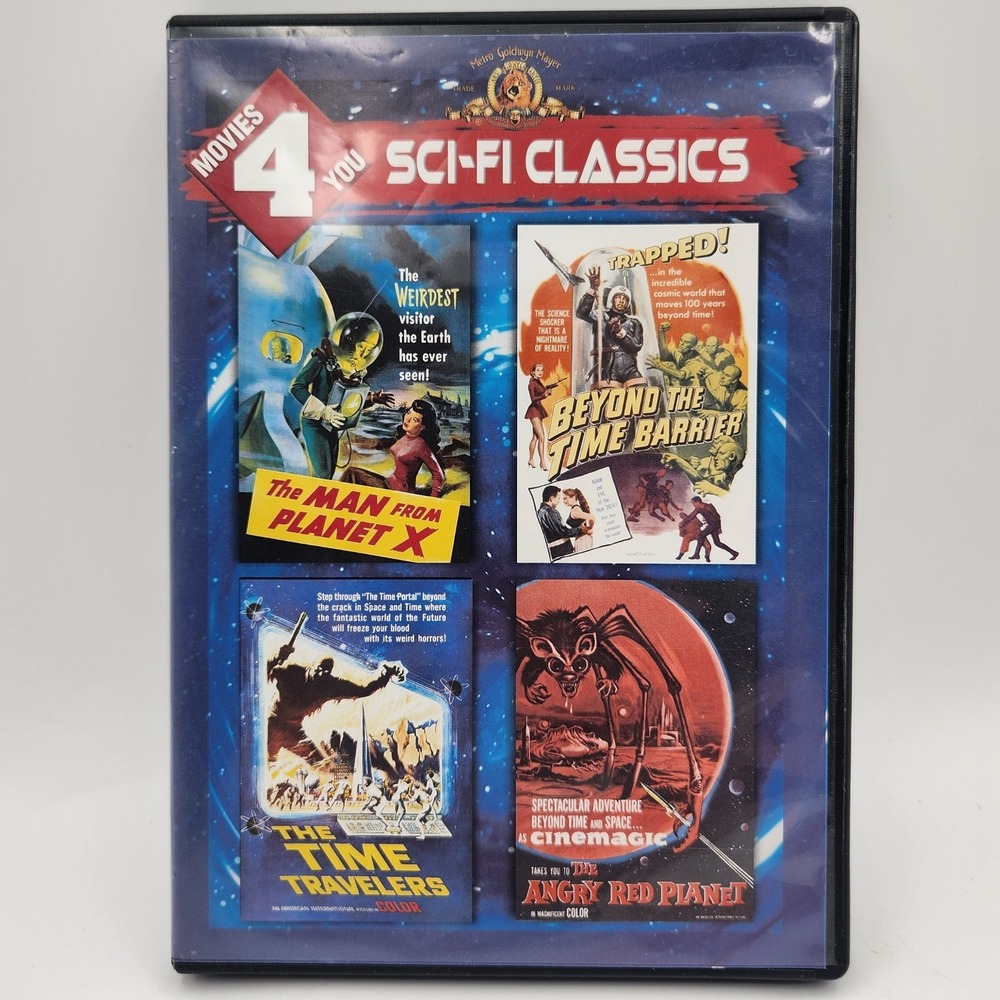 MGM DVD Movies 4 You Sci-Fi Classics Anthology Retro Vintage Horror 4-Film Set